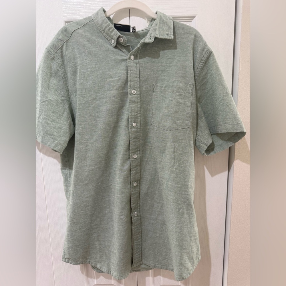 Men's ASOS Green Short Sleeve Shirt Large